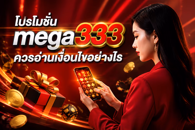 โปรโมชั่น mega333 ควรอ่านเงื่อนไขอย่างไร