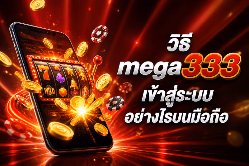 วิธี mega333 เข้าสู่ระบบอย่างไรบนมือถือ